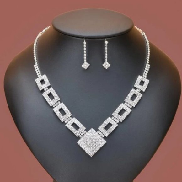 Best Gift Rhinestone Jewelry Set - Picture 1 of 6